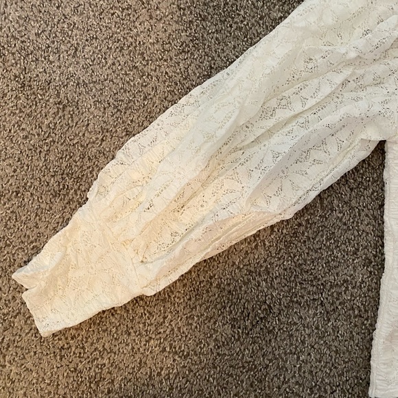 🆕 FREE PEOPLE Tea Time Cropped Top in Jasmine - Picture 8 of 11